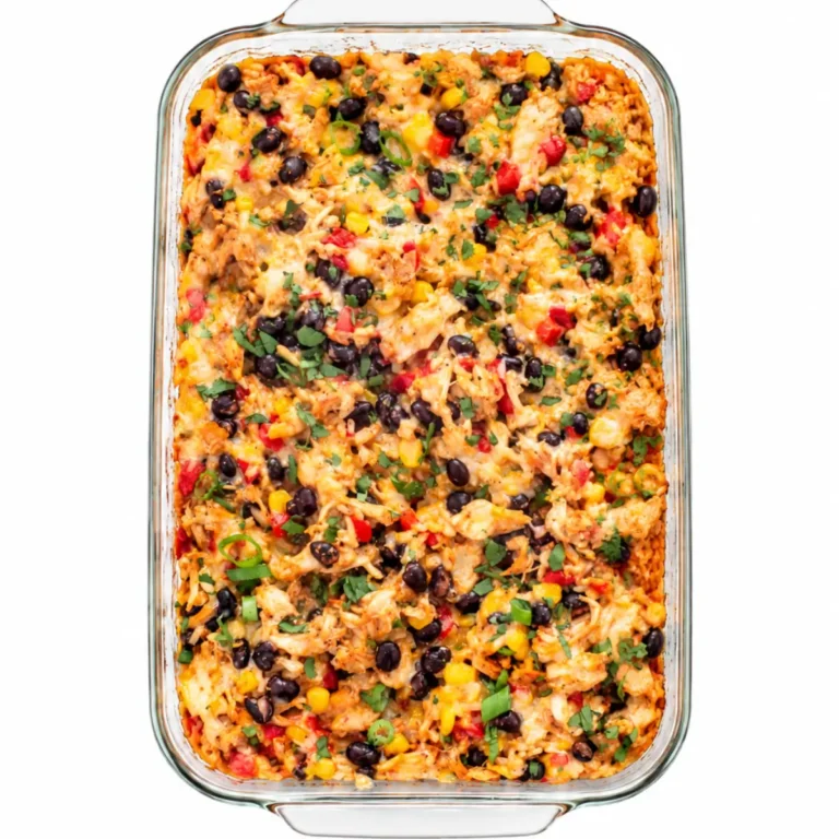Gratin burrito au poulet facile : un plat savoureux pour 8 personnes