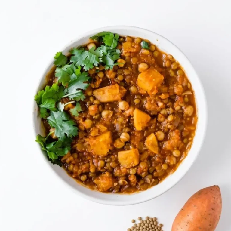 Ragoût marocain à la butternut aux pois chiches et aux lentilles : recette ultime et savoureuse pour 4 personnes