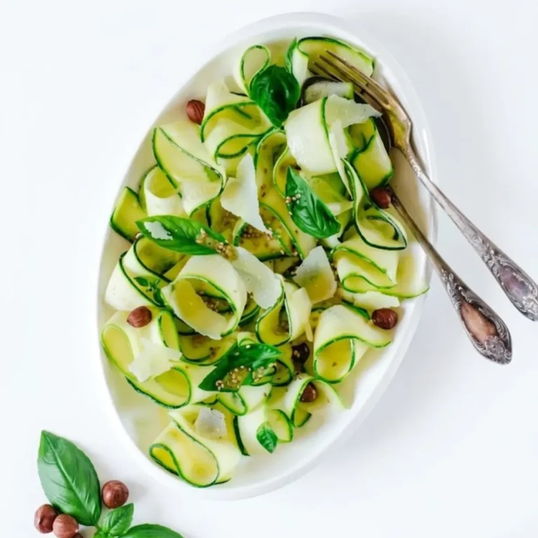 Salade de courgettes crues : une recette facile et délicieuse en 15 minutes