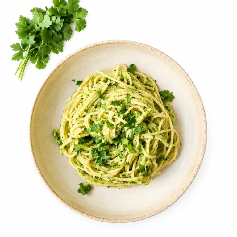 Sauce spaghetti verte en 30 minutes : un délice crémeux et irrésistible